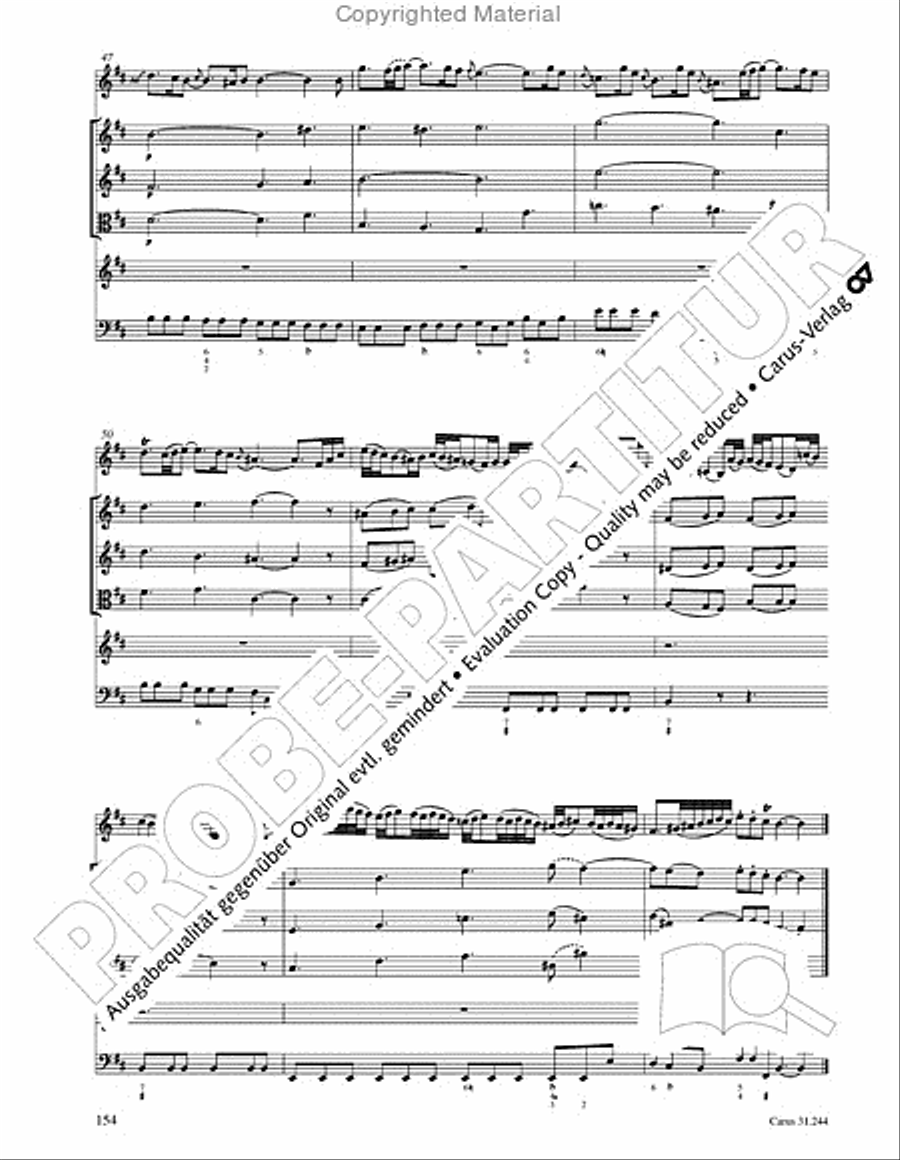 St. Matthew Passion (Matthaus-Passion) 4-Part scores gallery preview page 156