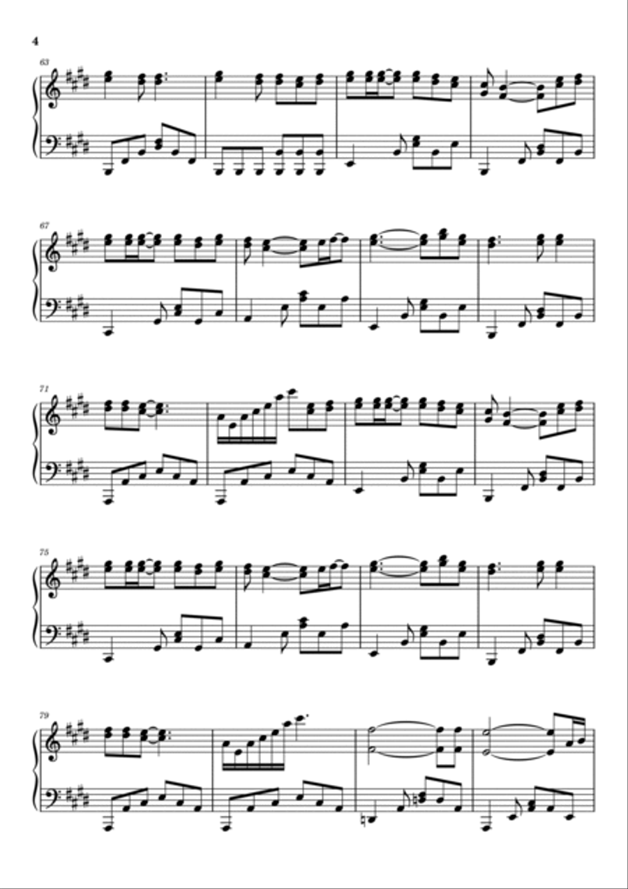 This Ain't A Love Song Piano Solo scores gallery preview page 4