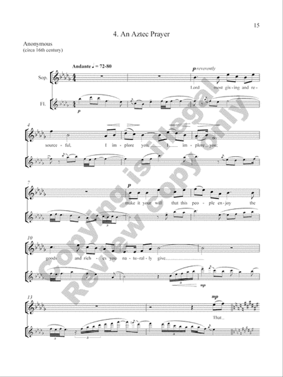 Songs of the Human Spirit Flute scores gallery preview page 7