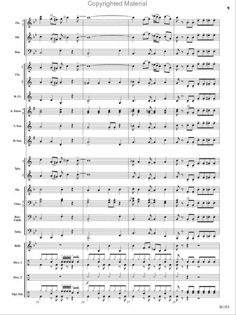 Cruisin' Concert Band scores gallery preview page 8