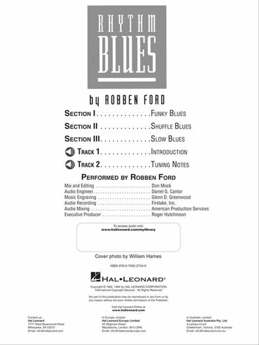 Robben Ford – Rhythm Blues Electric Guitar scores gallery preview page 3