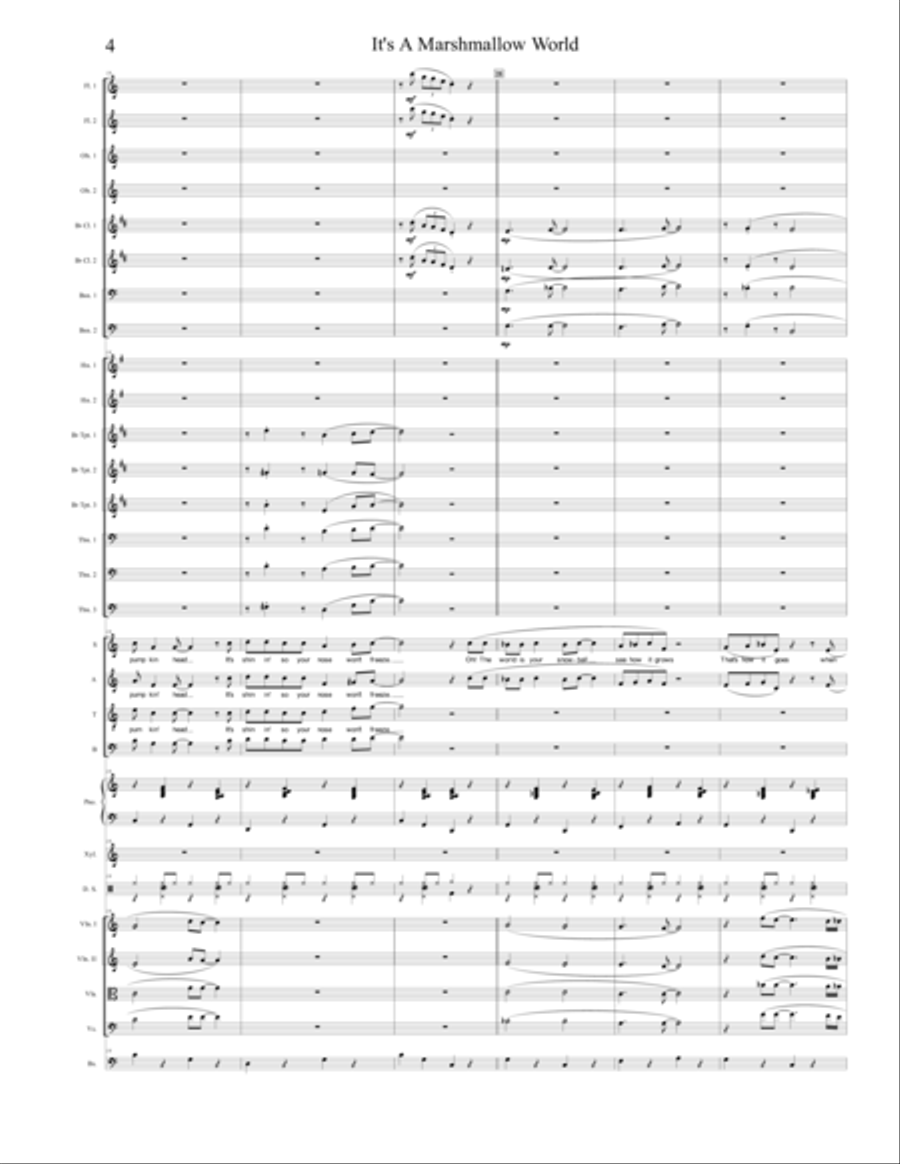 A Marshmallow World A Marshmallow World Full Orchestra scores gallery preview page 4