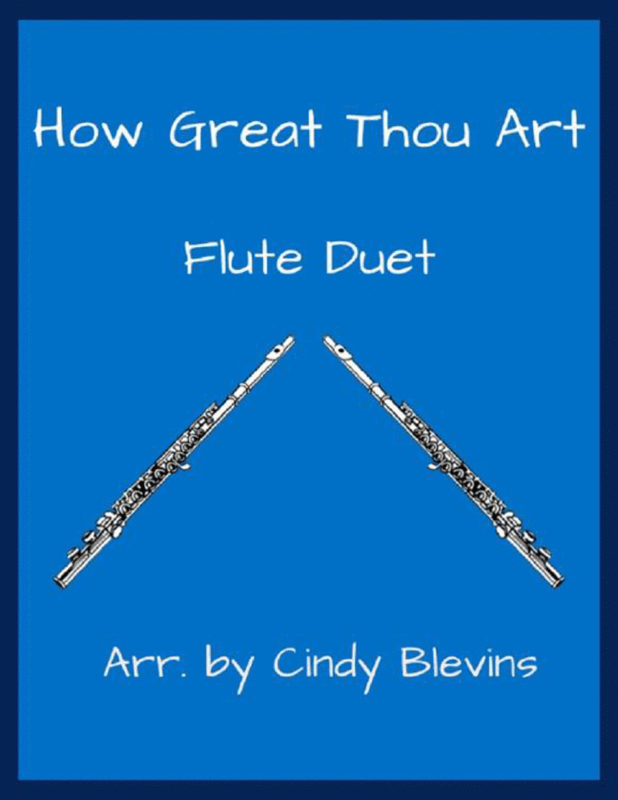 How Great Thou Art, for Flute Duet image number null