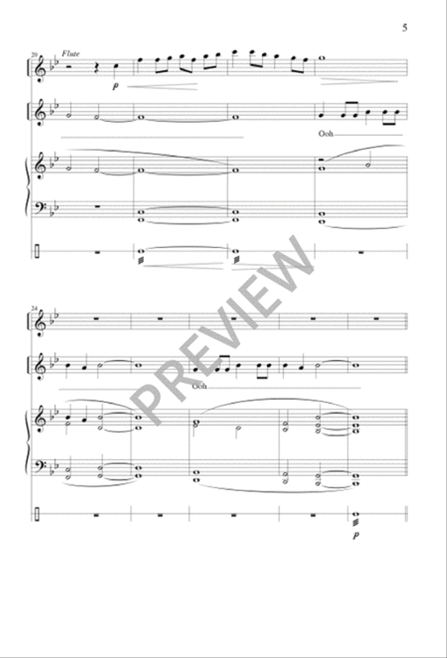 Palm Sunday Meditation Unison Choir scores gallery preview page 6