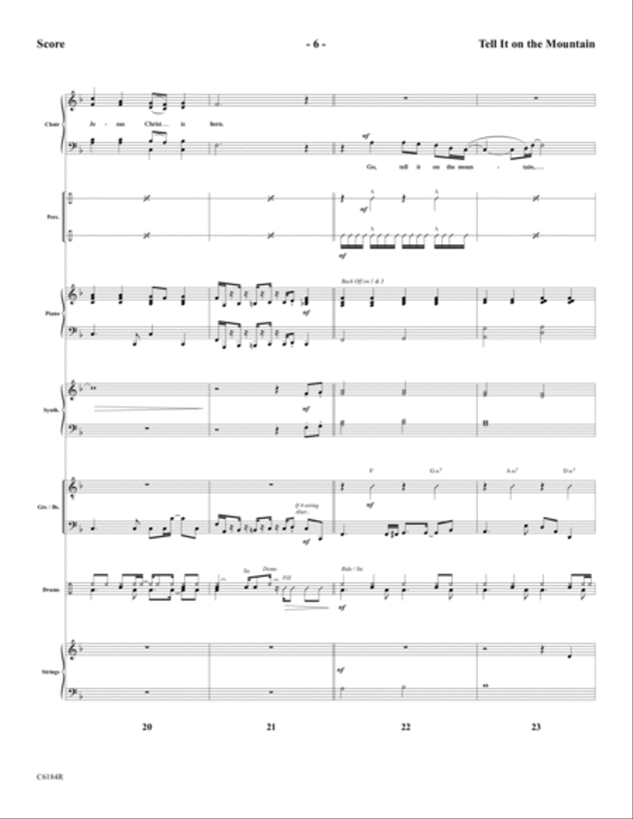 Tell It On the Mountain Tell It On the Mountain Choir scores gallery preview page 8