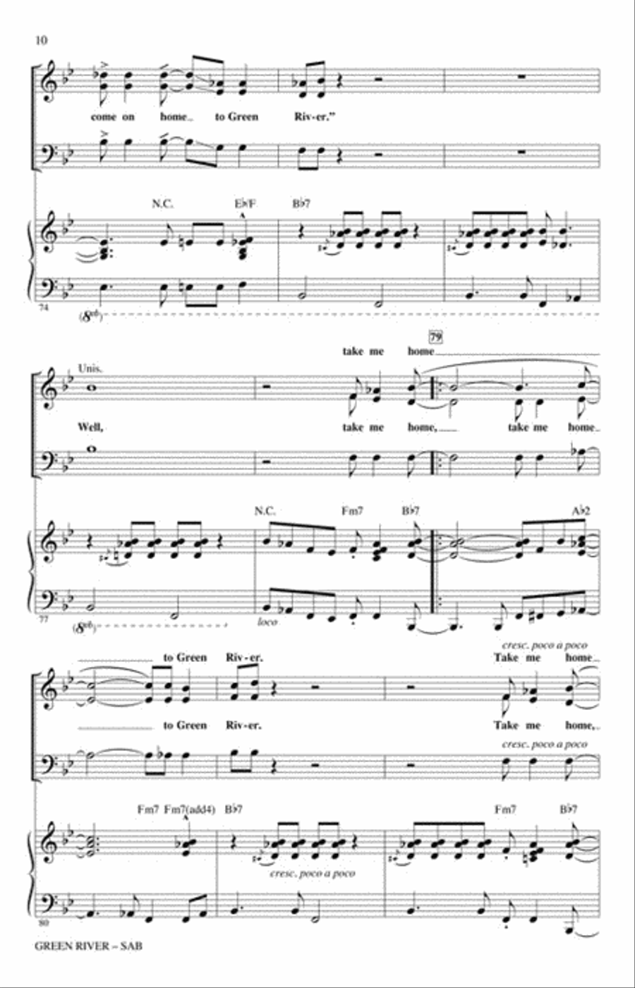Green River 3-Part scores gallery preview page 3