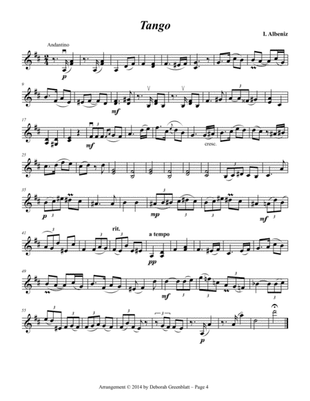 Romantic Trios for Strings - Violin A