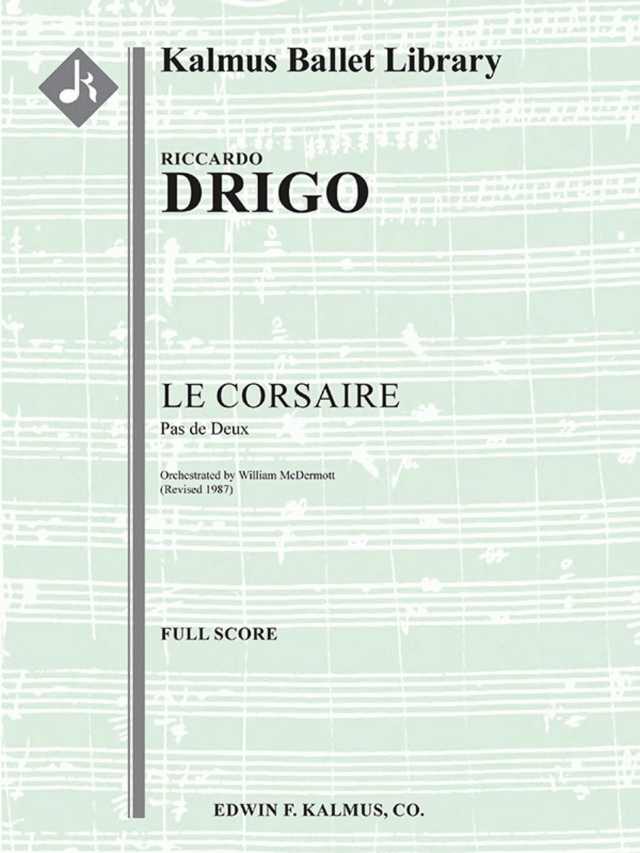 Le Corsaire: Pas de Deux Full Orchestra scores gallery preview page 1