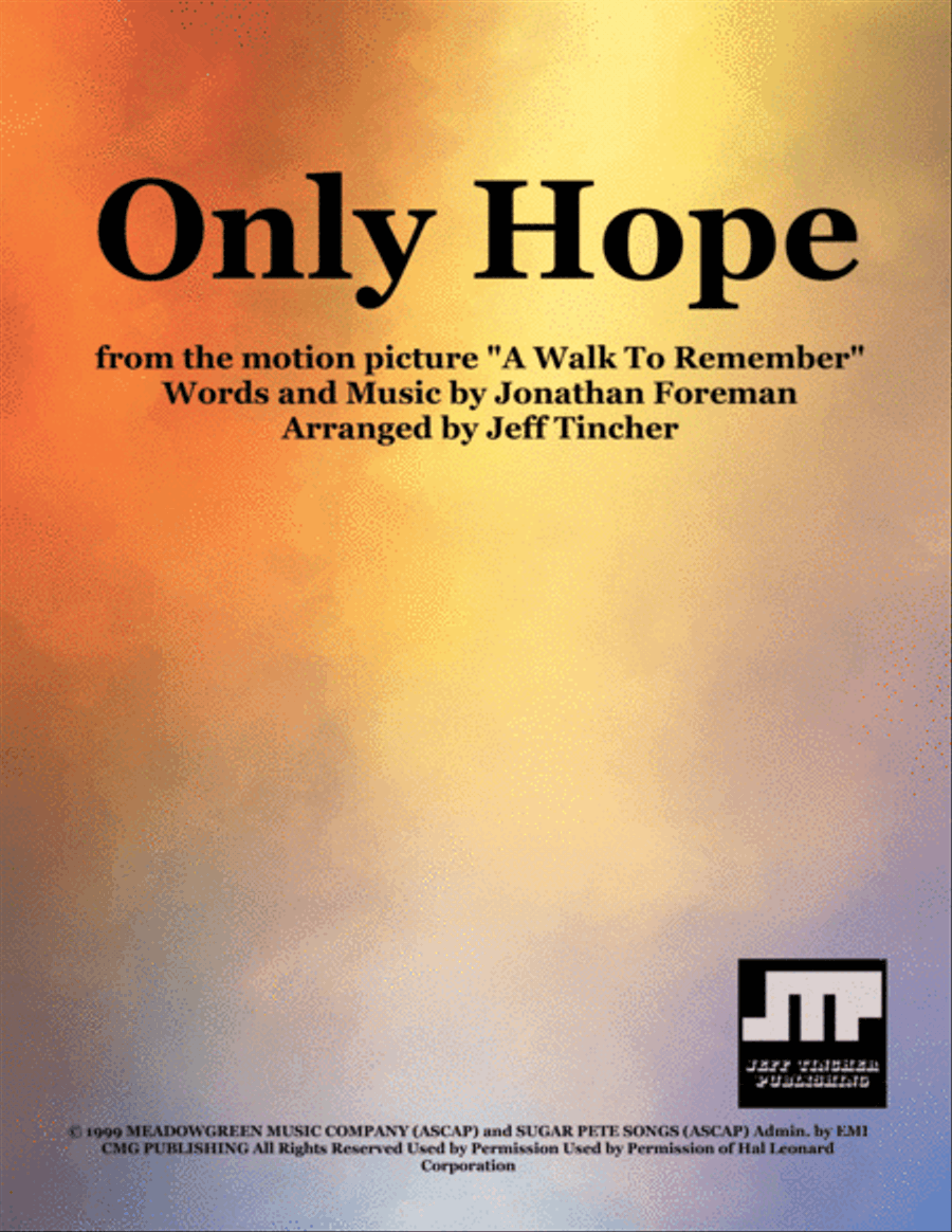 Only Hope Only Hope Voice scores gallery preview page 1