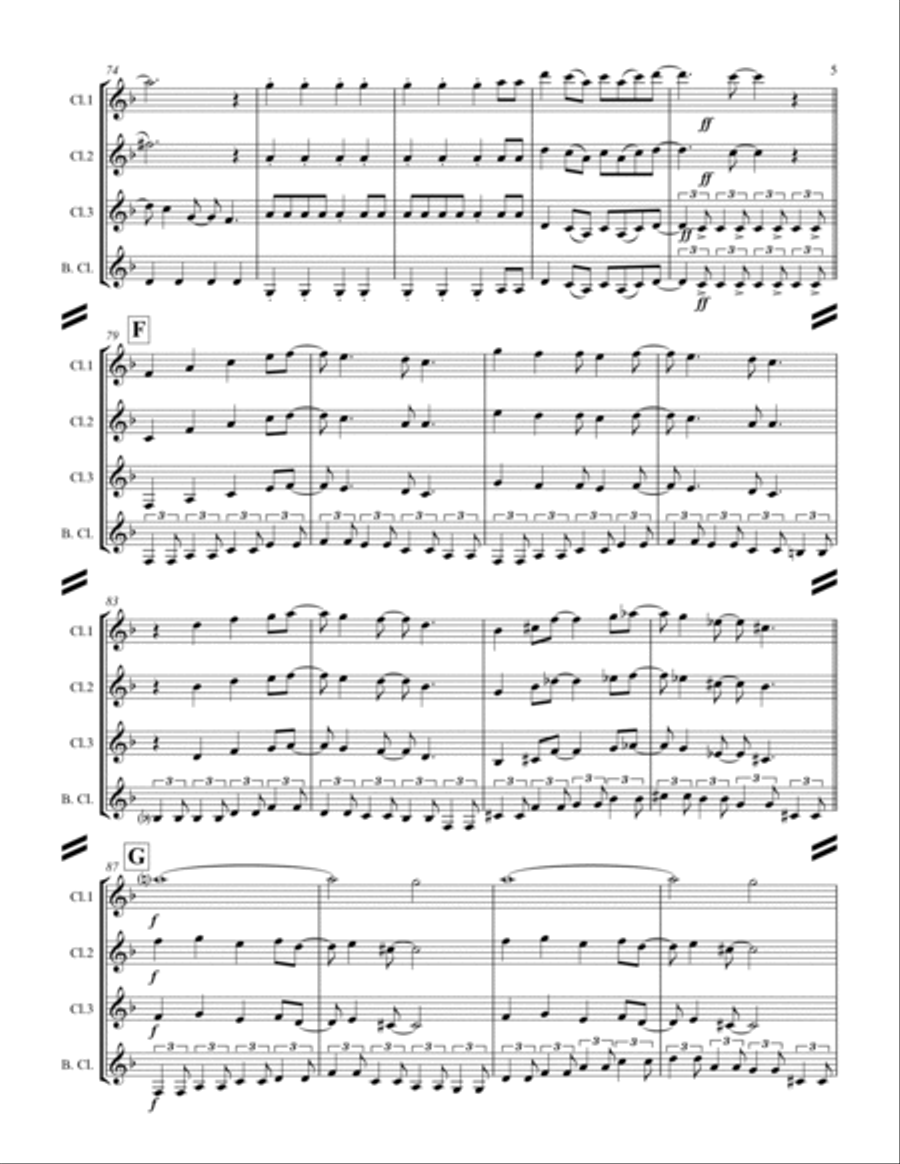 All I Want For Christmas Is You All I Want For Christmas Is You Woodwind Ensemble scores gallery preview page 6