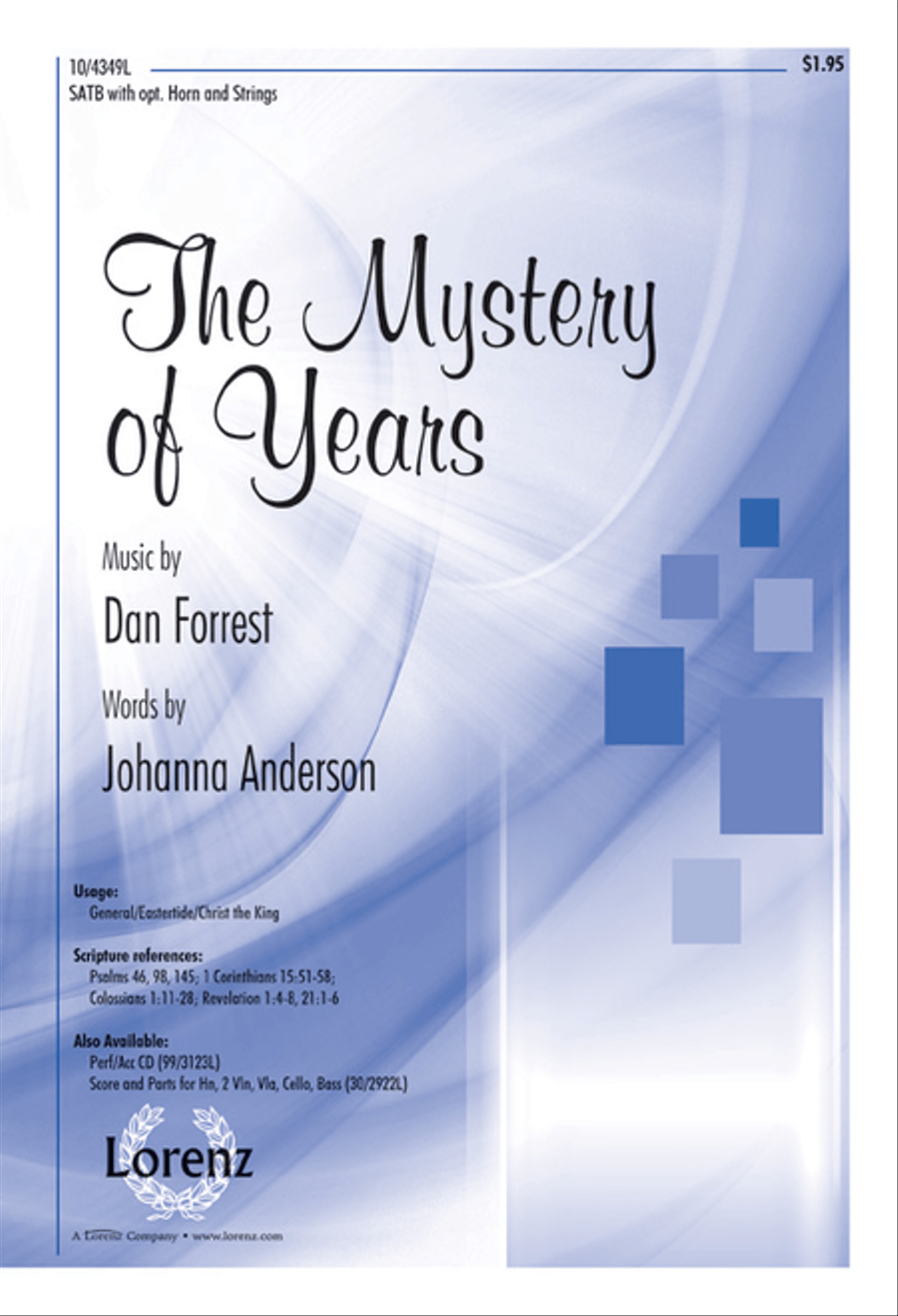 The Mystery of Years 4-Part scores gallery preview page 1
