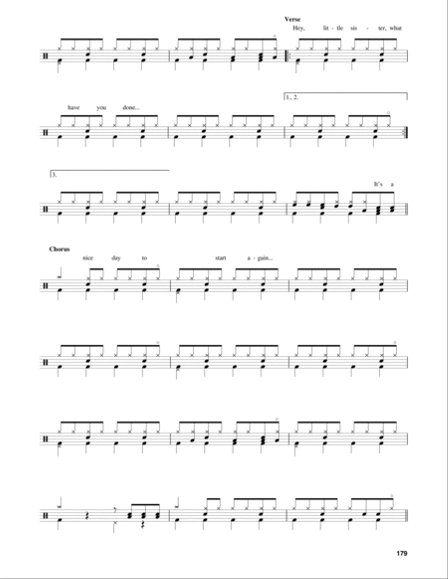 White Wedding Drum Set scores gallery preview page 2