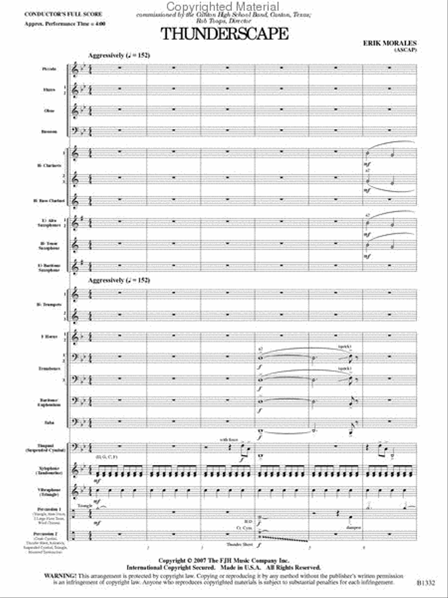 Thunderscape Concert Band scores gallery preview page 4