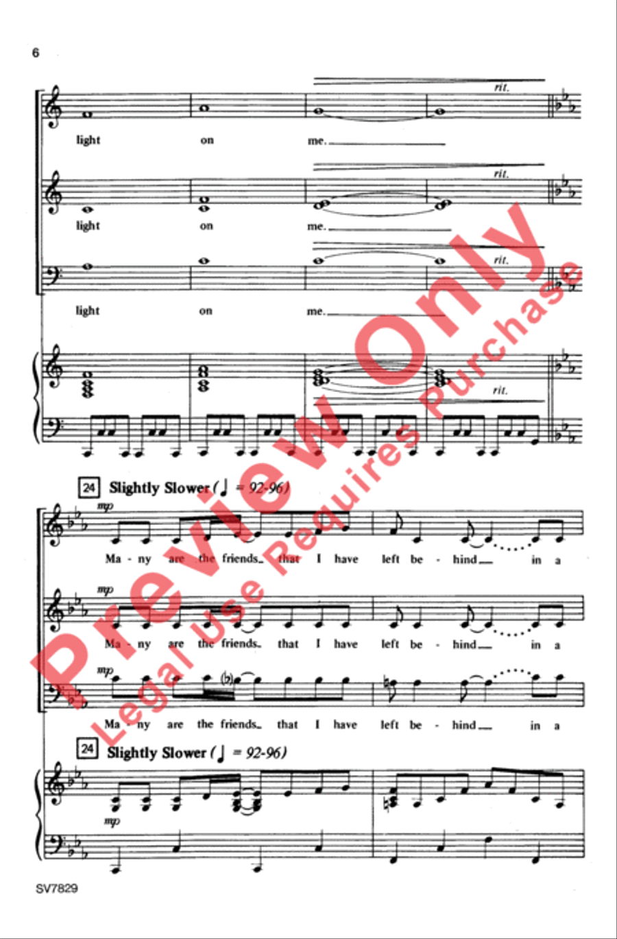 Lady of the Harbor 3-Part scores gallery preview page 5