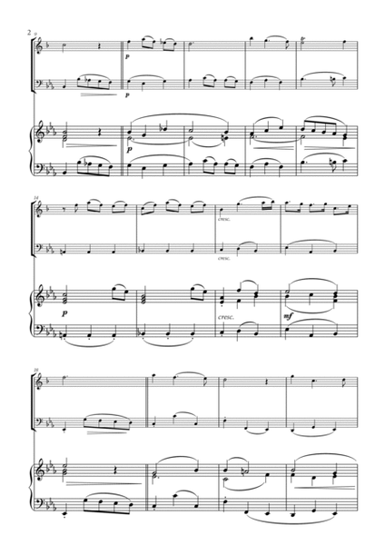 Johann Sebastian Bach - Bist du bei Mir BWV 508 (for Clarinet, Trombone and Piano) image number null
