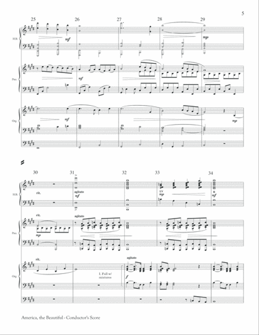 America, the Beautiful 4-Part scores gallery preview page 5
