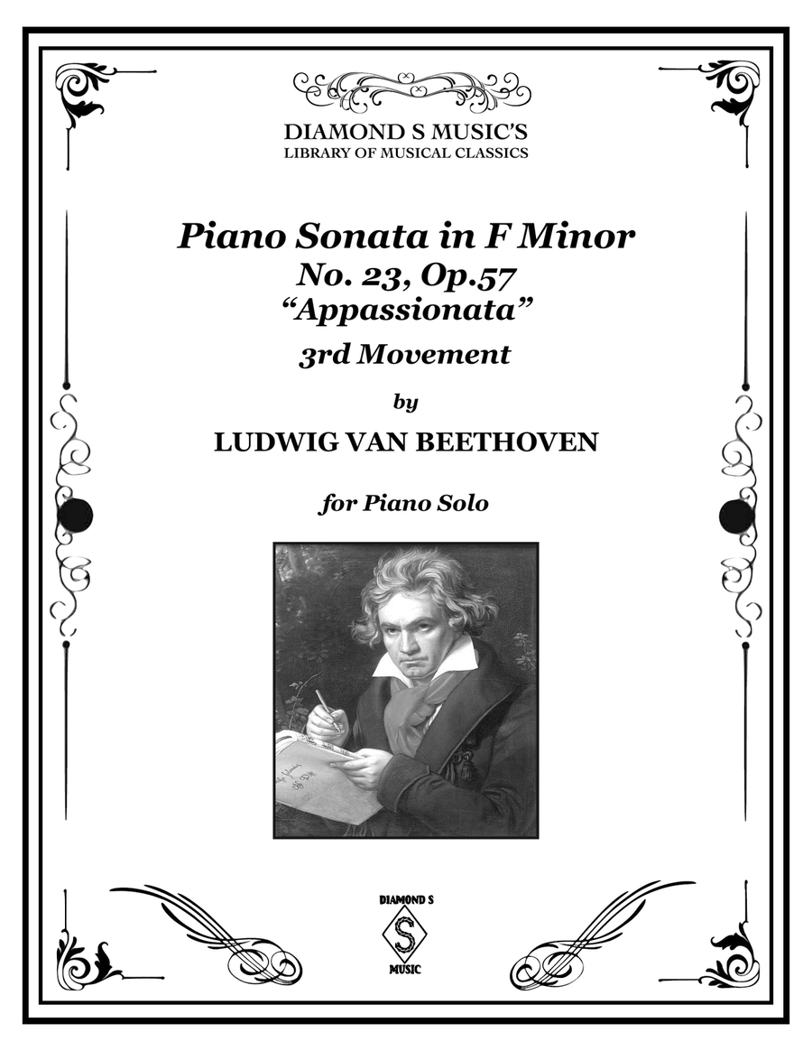 Piano Sonata No. 23, Op. 57 - APPASSIONATA - 3rd Movement - Beethoven Piano Solo scores gallery preview page 2