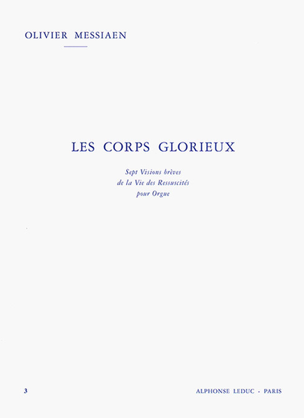 Corps Glorieux Volume 3 - Orgue