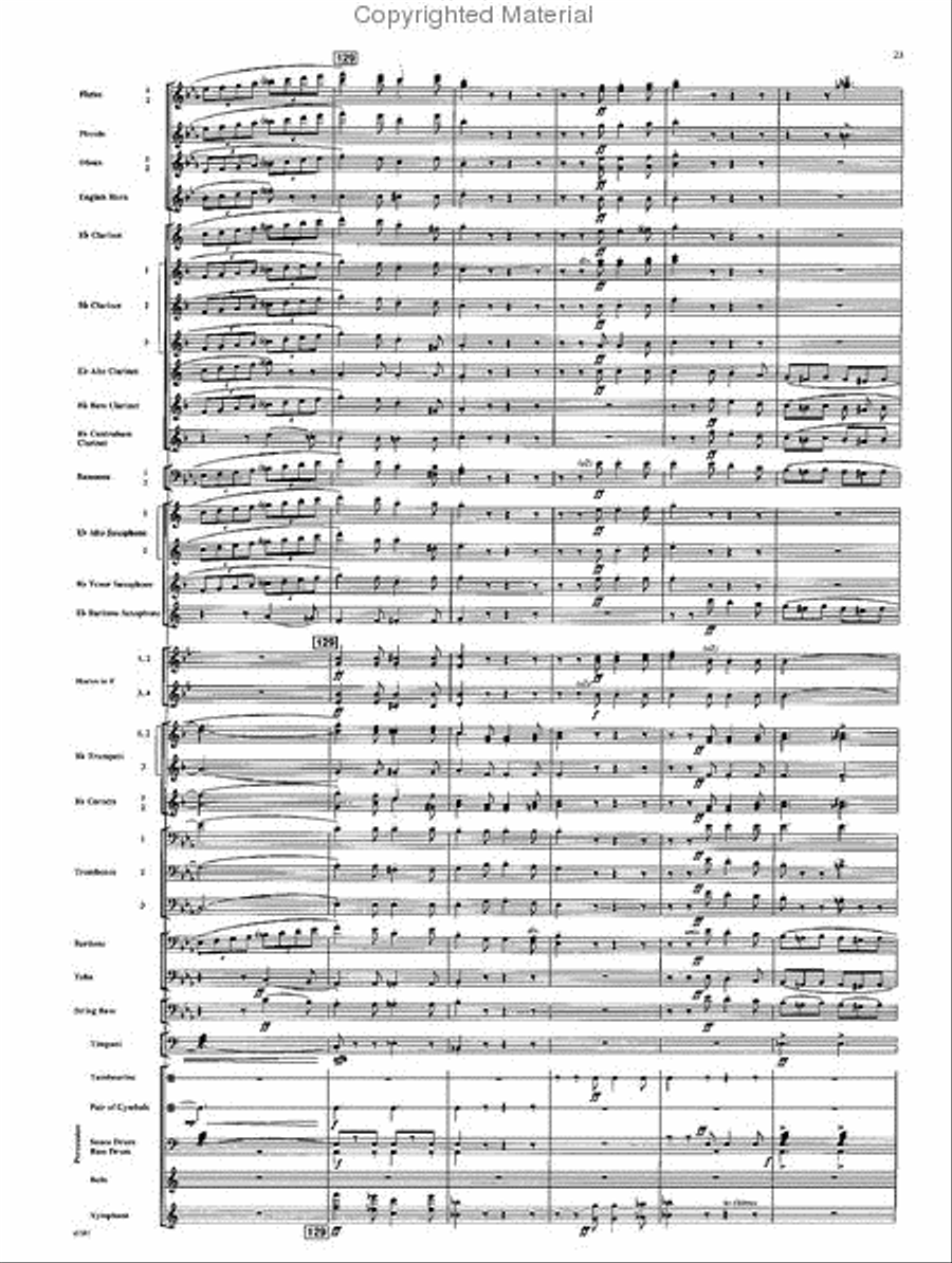 Funiculi, Funicula Concert Band scores gallery preview page 22