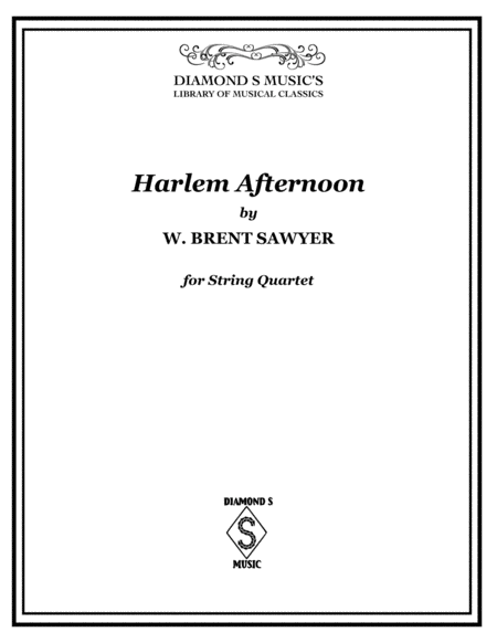 Harlem Afternoon for String Quartet image number null