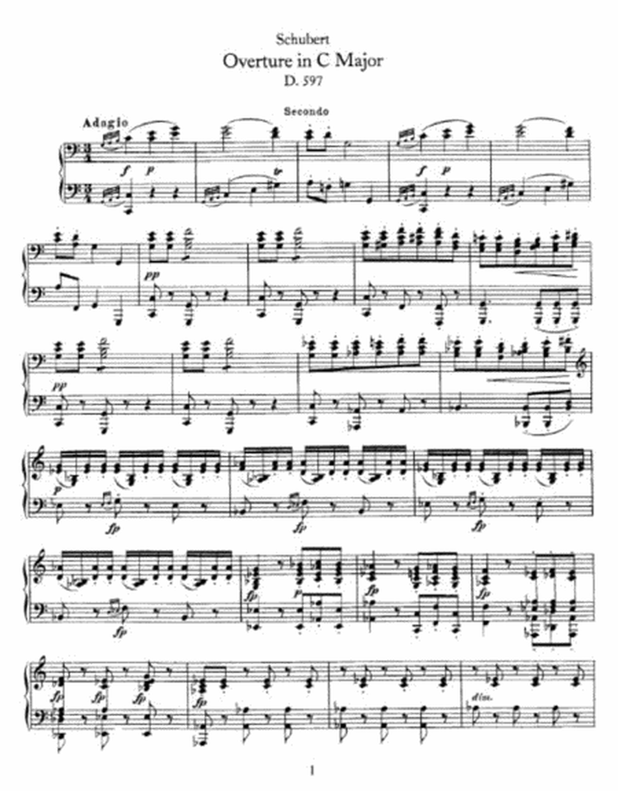 Schubert - Overture in C Major D. 597