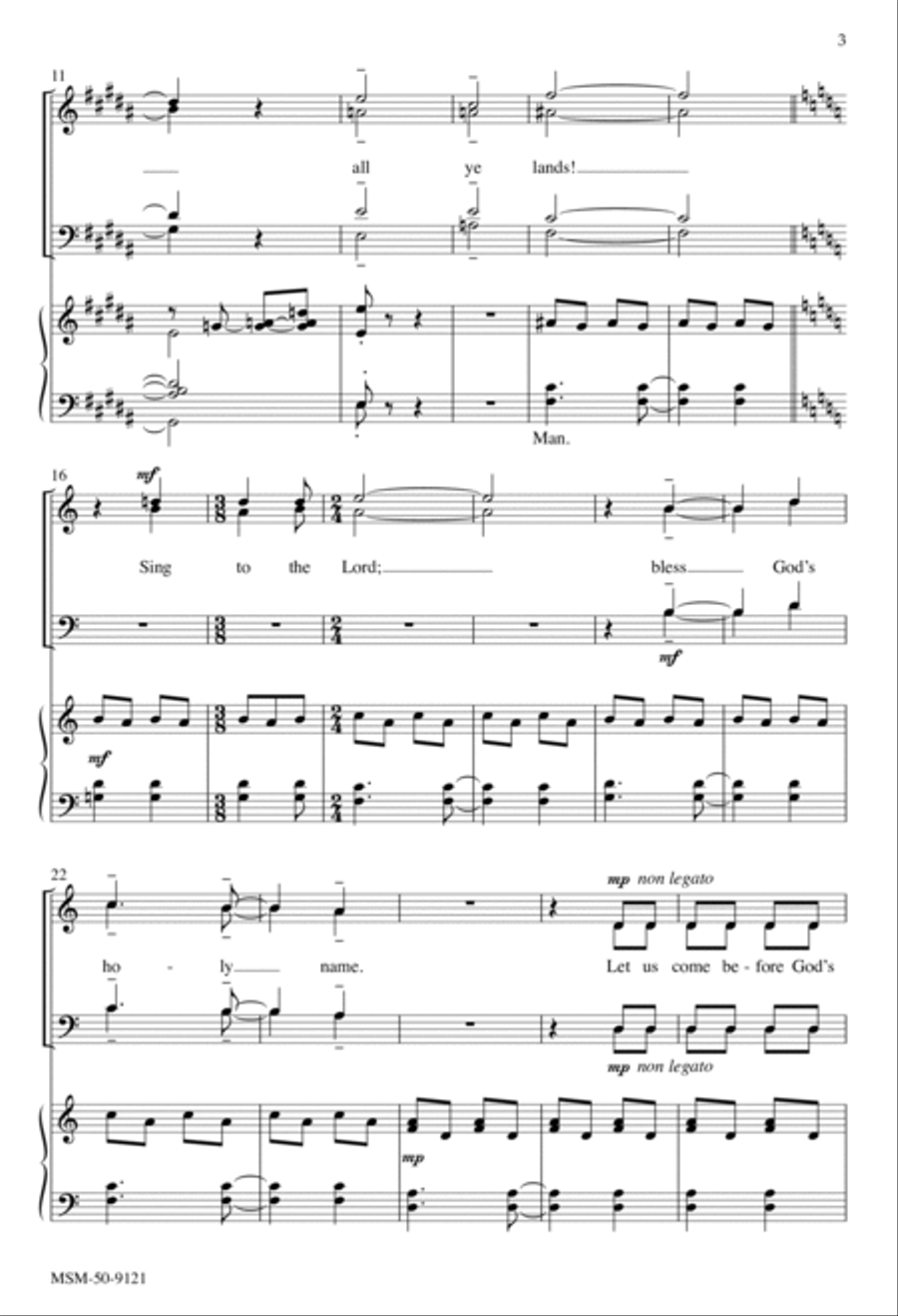 Sing to the Lord 4-Part scores gallery preview page 3
