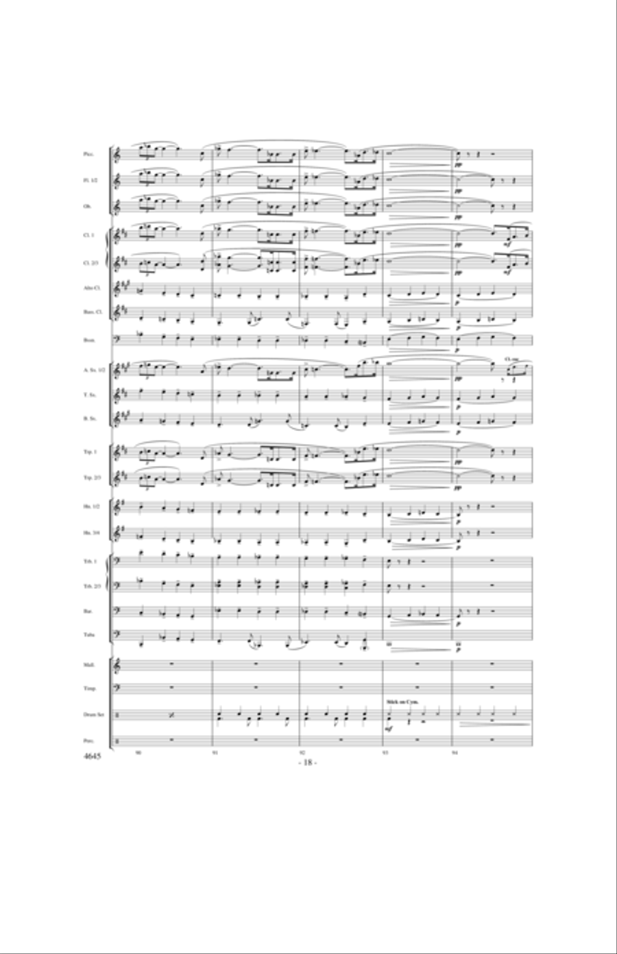 New York: 1927 New York: 1927 Concert Band scores gallery preview page 17
