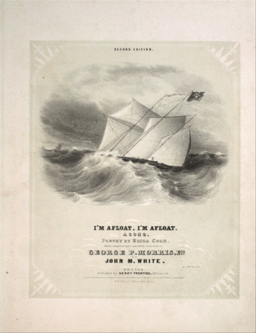 I'm Afloat, I'm Afloat. A Song Piano Solo scores gallery preview page 1