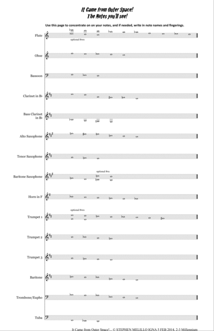 It Came from Outer Space It Came from Outer Space Concert Band scores gallery preview page 4
