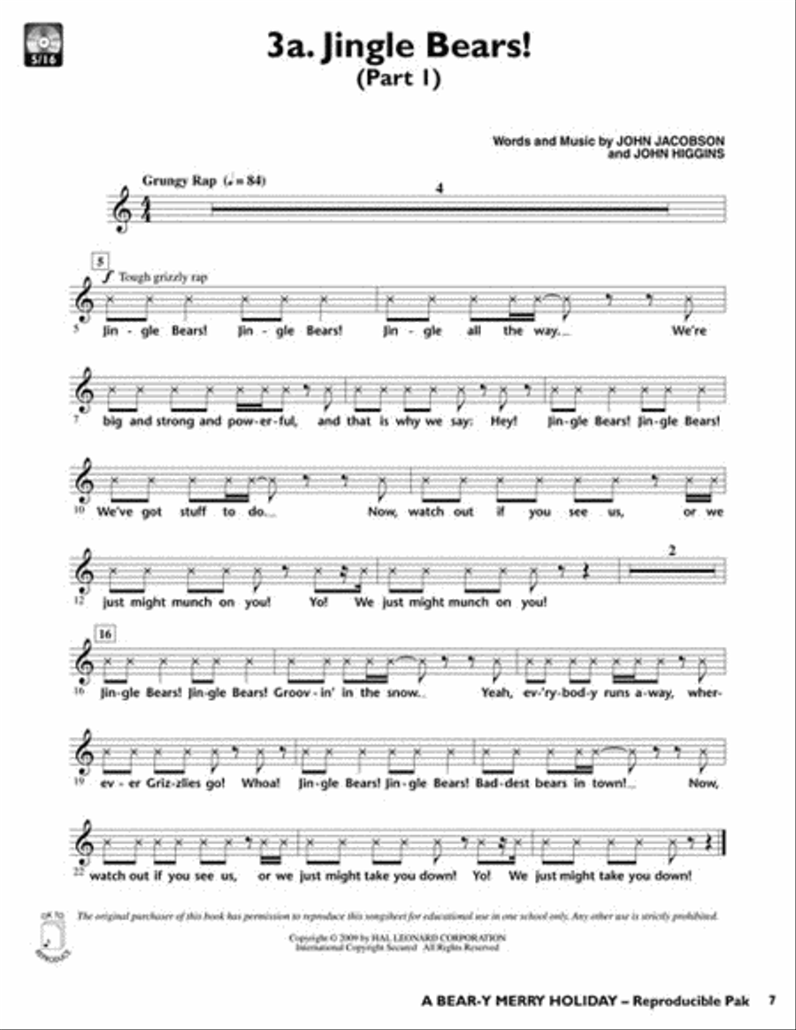 A Bear-y Merry Holiday A Bear-y Merry Holiday Choir scores gallery preview page 4