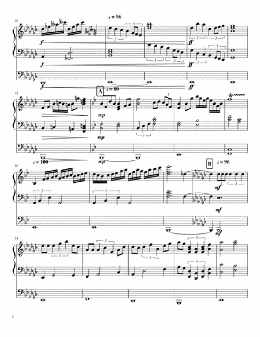 Skylar's Song Skylar's Song Organ Solo scores gallery preview page 2
