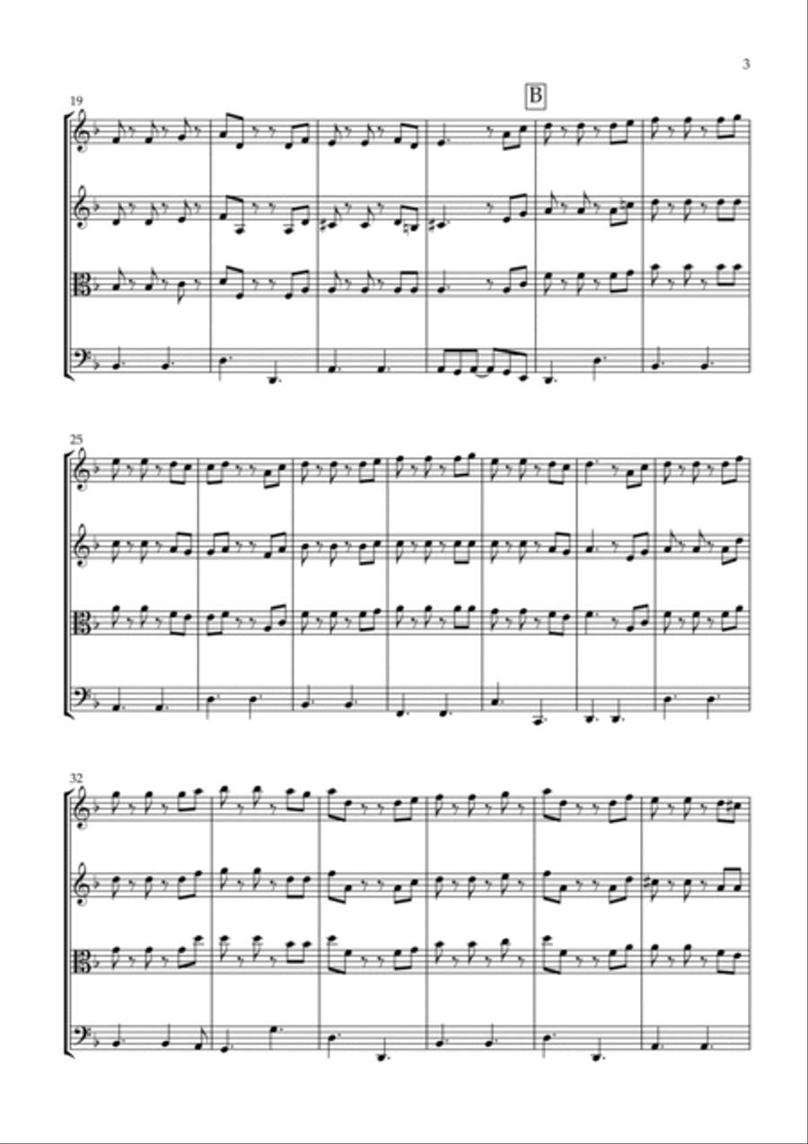 He's A Pirate String Quartet scores gallery preview page 3