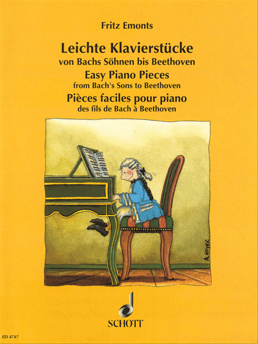 Easy Piano Pieces from Bach's Sons to Beethoven Easy Piano scores gallery preview page 1