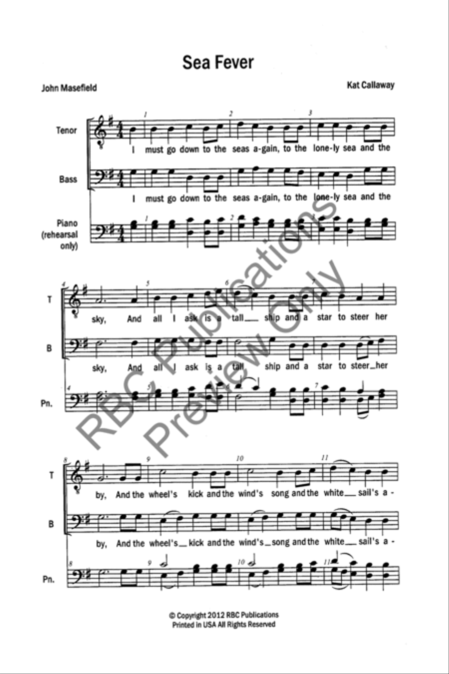 <br>Sheet music extract