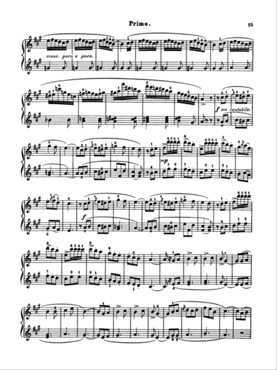 Moszkowski: Spanish Dances, Op. 12 Piano Duet scores gallery preview page 4