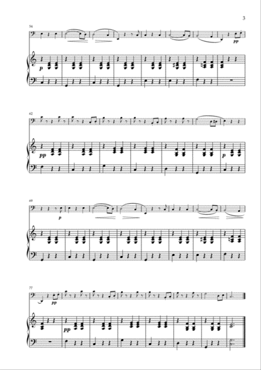 10 Strauss Waltzes arranged for Bassoon and Piano Bassoon Solo scores gallery preview page 5