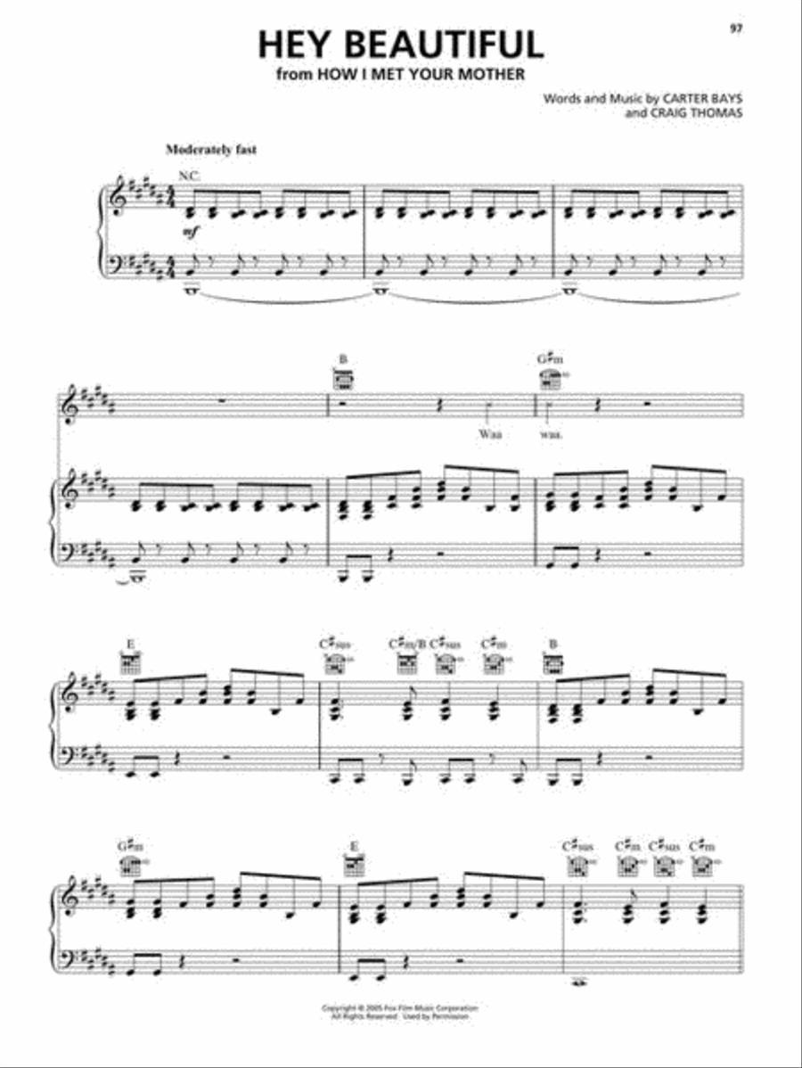 Big Book of TV Theme Songs – 2nd Edition Piano, Vocal, Guitar scores gallery preview page 10