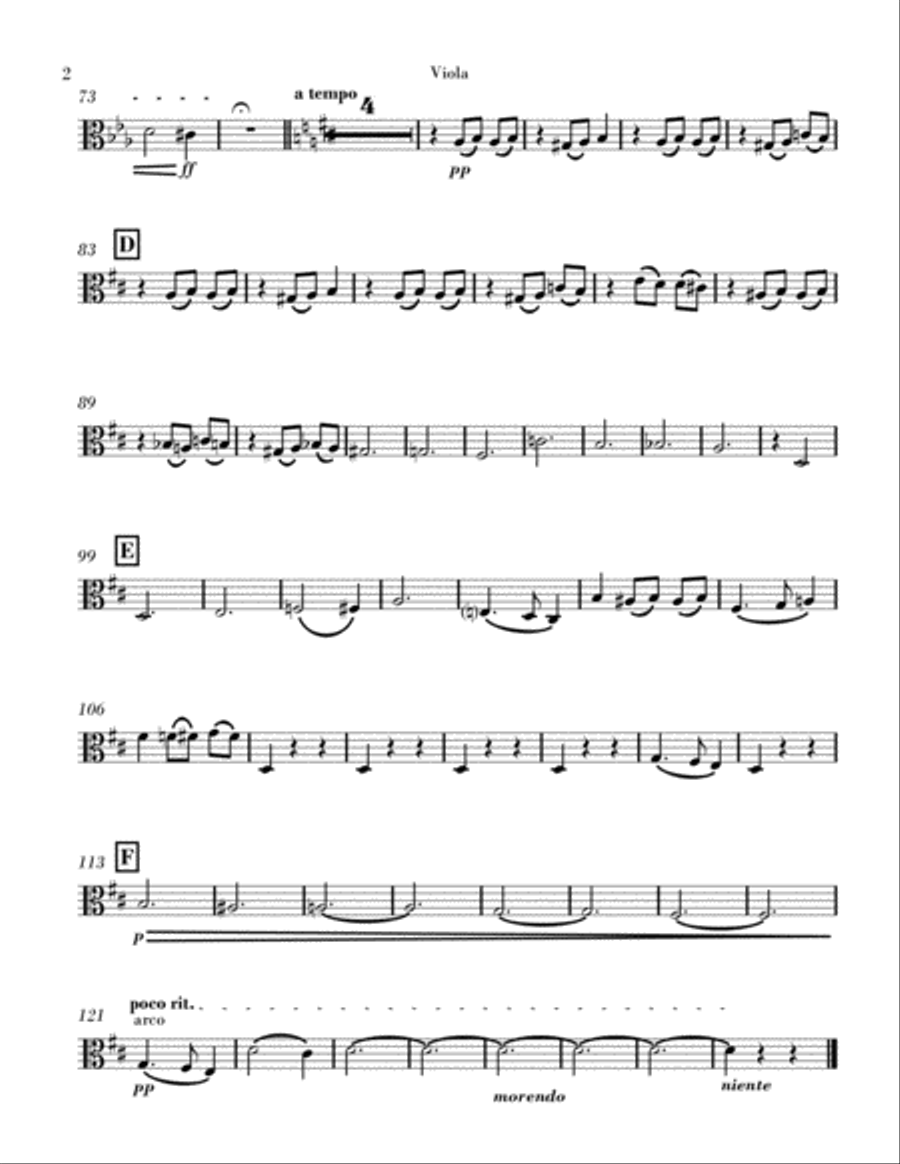 Divertimento for Strings: III. Waltz- Parts String Orchestra scores gallery preview page 4