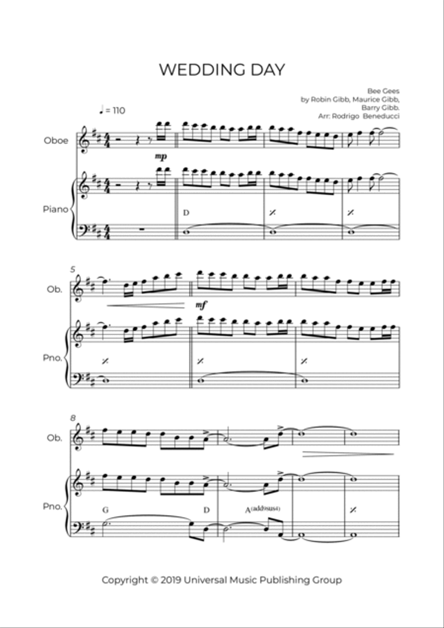 Wedding Day Piano scores gallery preview page 2