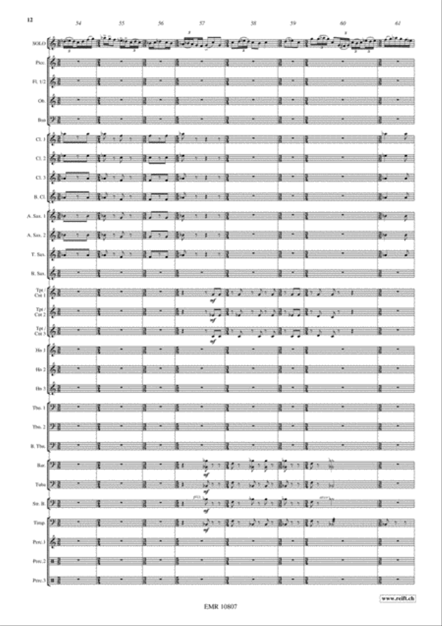 Saltatio Diabolica Saltatio Diabolica Concert Band scores gallery preview page 13