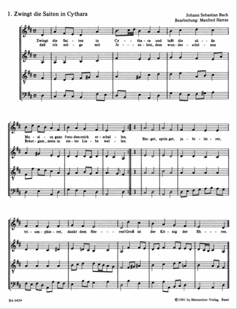 Zwolf Advents- und Weihnachtschorale for Recorder Quartet Soprano Recorder scores gallery preview page 2