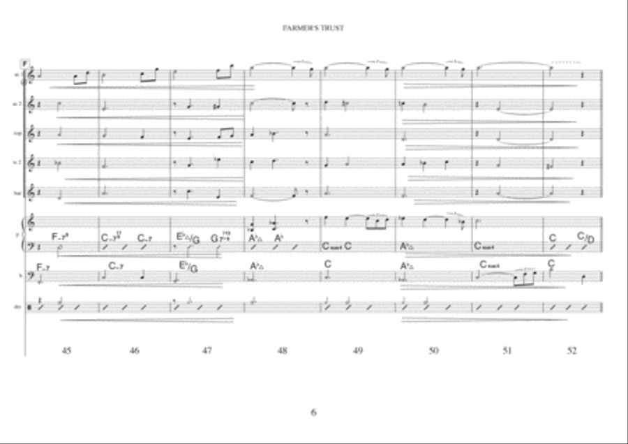 Farmer's Trust Jazz Ensemble scores gallery preview page 6