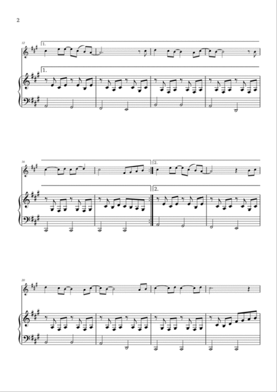 Mary, Did You Know? Mary, Did You Know? Violin Solo scores gallery preview page 3