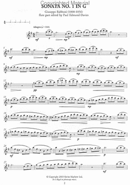 Sonatas for Flute and Piano Book 1