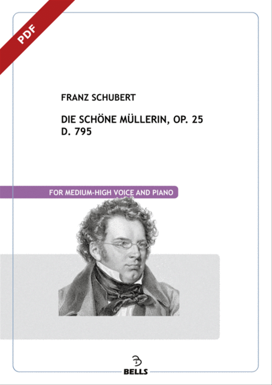 Die schone Mullerin, Op. 25 (D. 795) Medium-High Voice scores gallery preview page 1