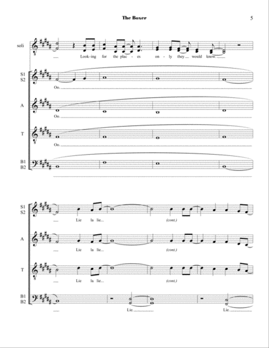 The Boxer 4-Part scores gallery preview page 5