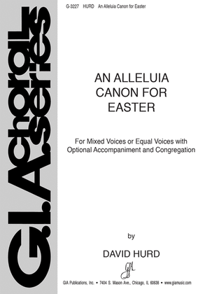Book cover for An Alleluia Canon for Easter