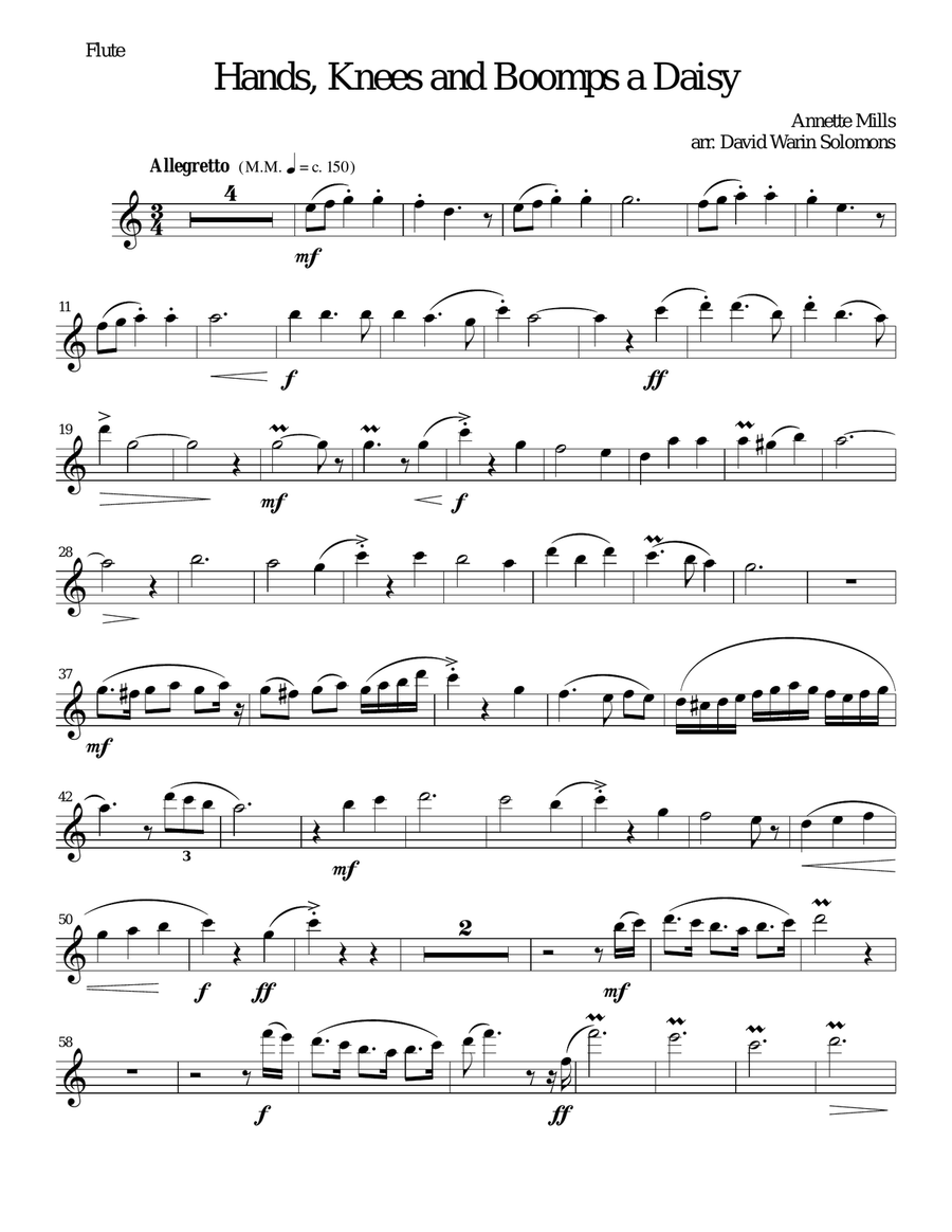 Boomps A Daisy Flute Solo scores gallery preview page 5