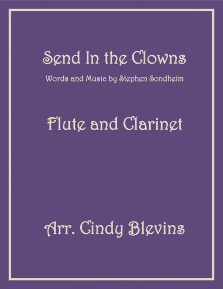 Send In The Clowns, for Flute and Clarinet image number null
