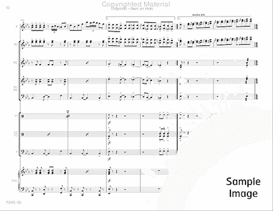 Chopsticks Percussion Ensemble scores gallery preview page 15